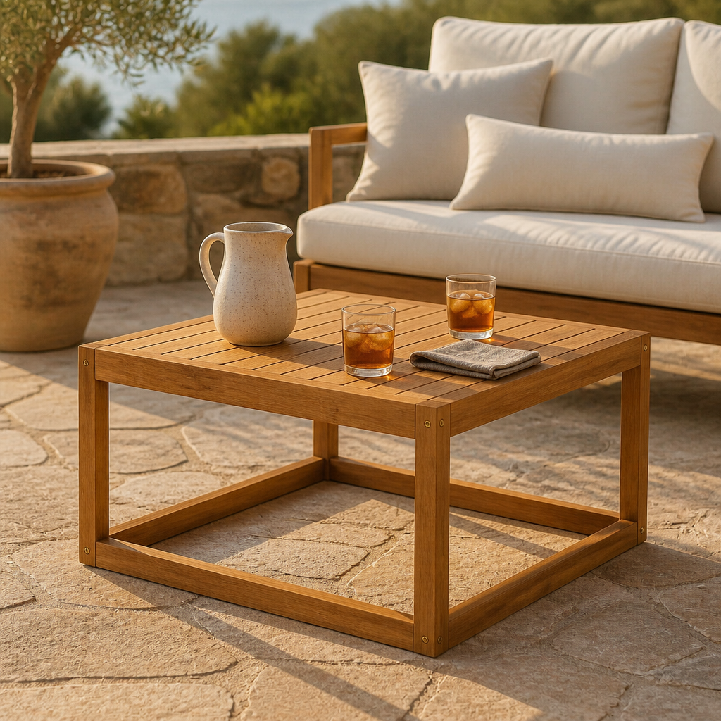Table basse de jardin Acacia Faro