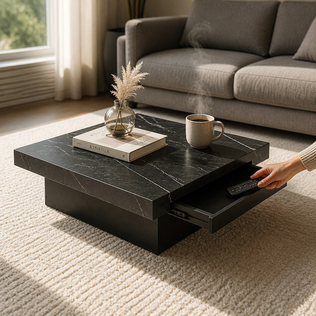 Table basse design Obsidia