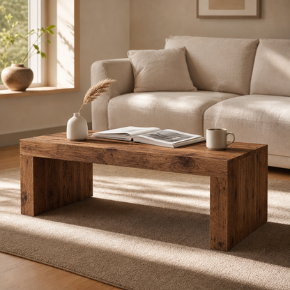 Table Basse  en bois Vintage Rico