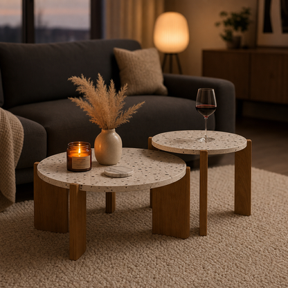 Table basse gigogne Calyra Duo
