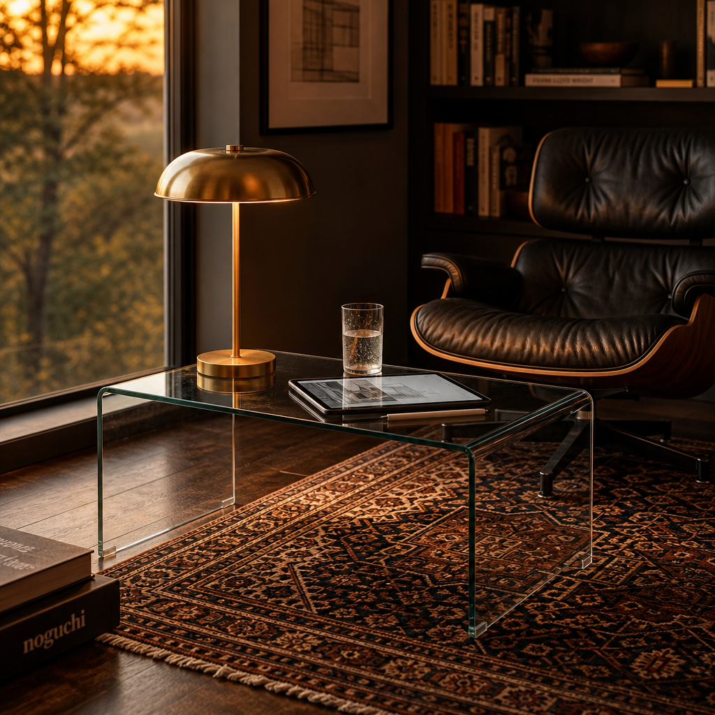 Table basse en verre Vetra
