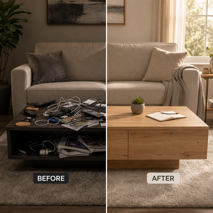 Table basse Rovia en bois