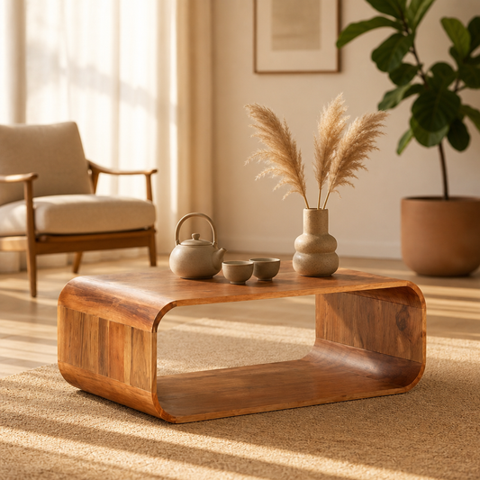 Table basse Loop en bois