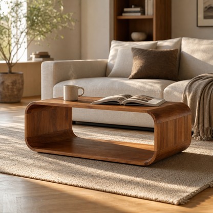 Table basse Loop en bois