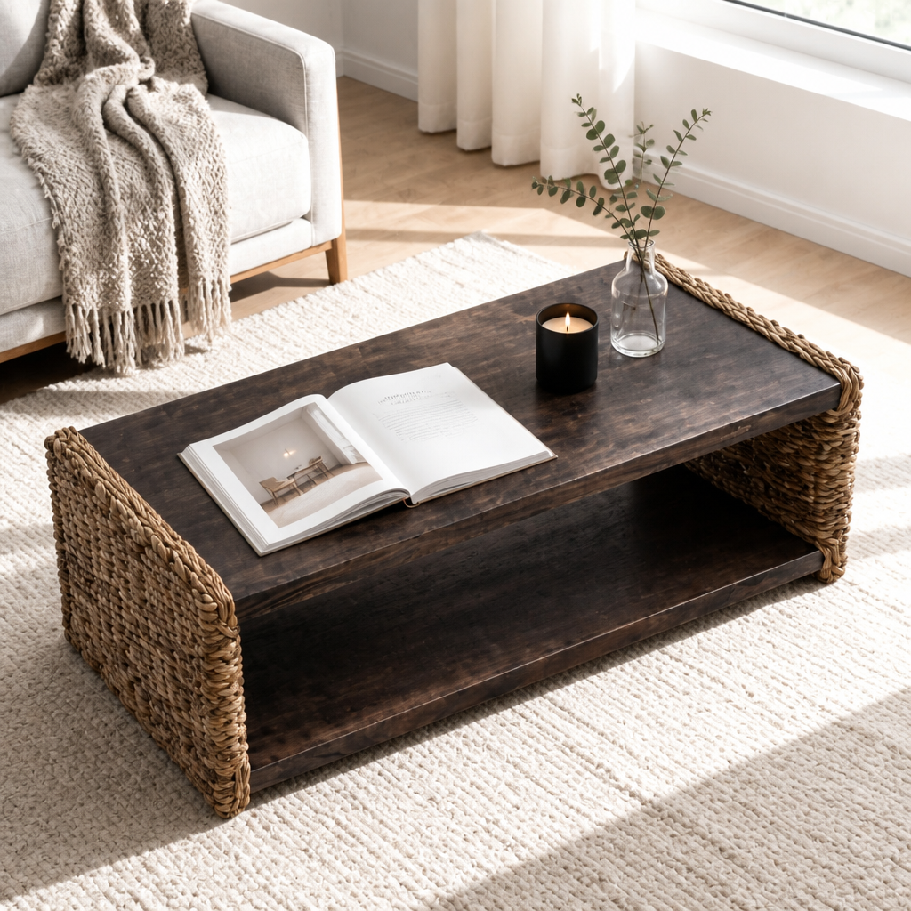 Table basse Trame en bois