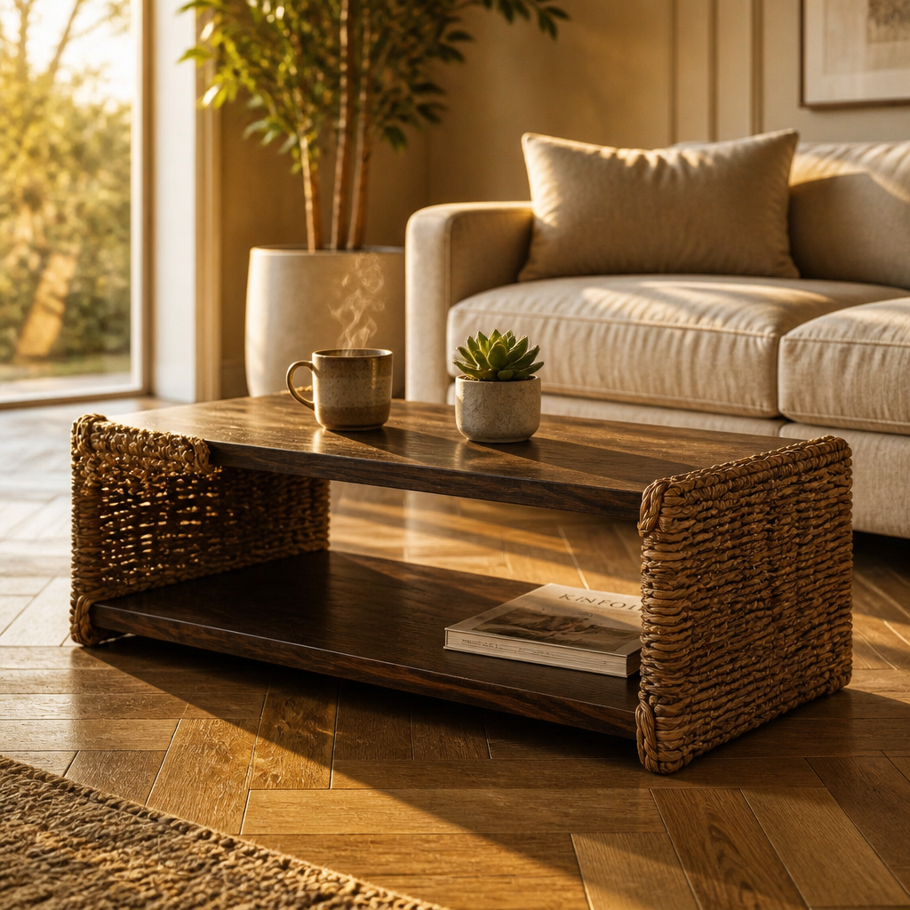 Table basse Trame en bois