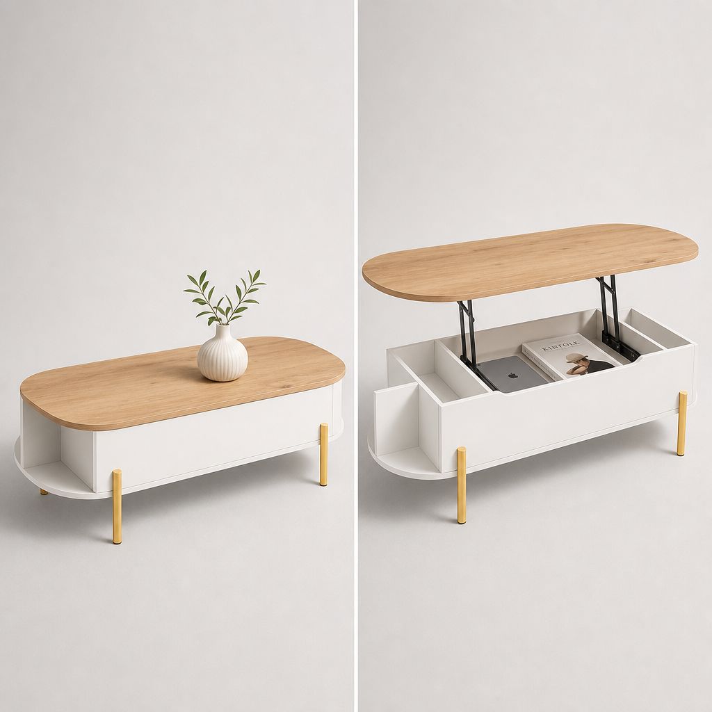 Table basse relevable Akroma