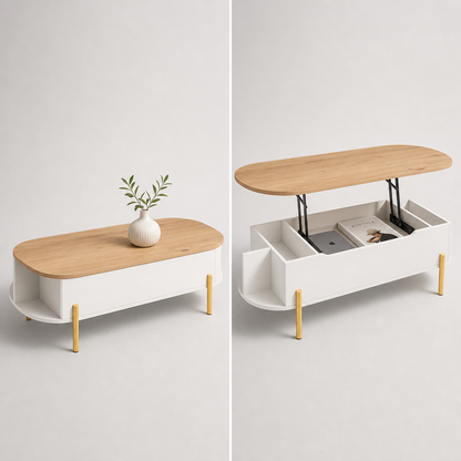 Table basse relevable Akroma