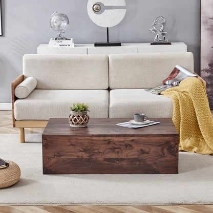 Table basse noyer